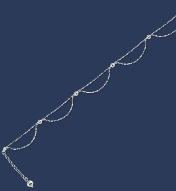 Tobillera de Plata T-002