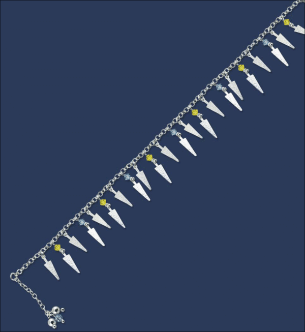 Tobillera de Plata T-007